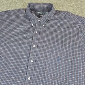 Polo Ralph Lauren 100% Cotton Stretch Men's 2XB Long Sleeve Button Down Shirt
